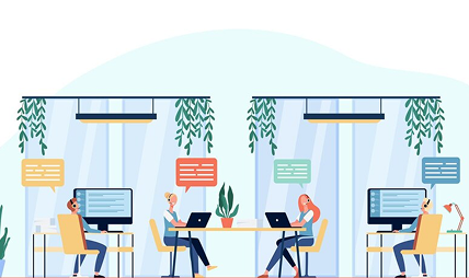 Corporate Offices illustration